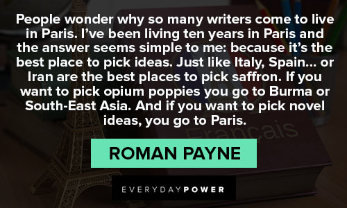 Paris quotes about visiting paris generate new ideas