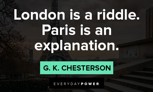Paris quotes about Paris is an explanation