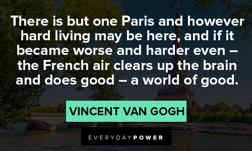 Paris quotes about french air clears up the brain and does good