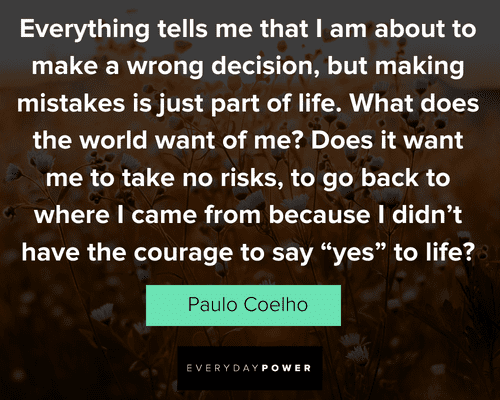 paulo coelho quotes to make a wrong decision