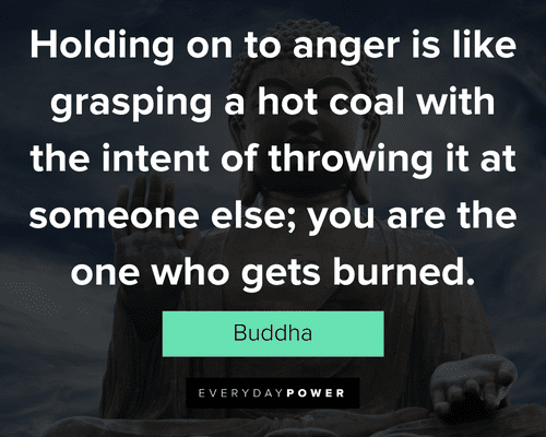 personal growth quotes about holding on to anger is like grasping a hot coal 