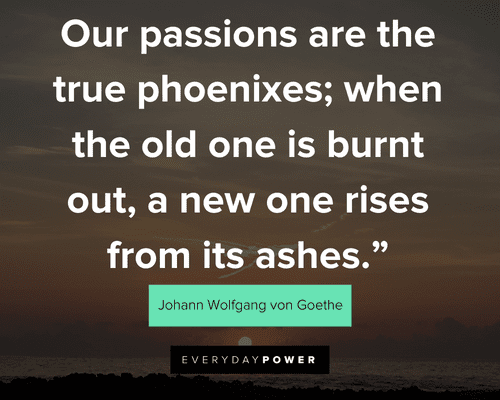 Phoenix quotes about our passions