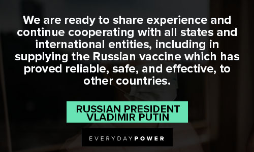 popular pandemic quotes about Russian vaccine