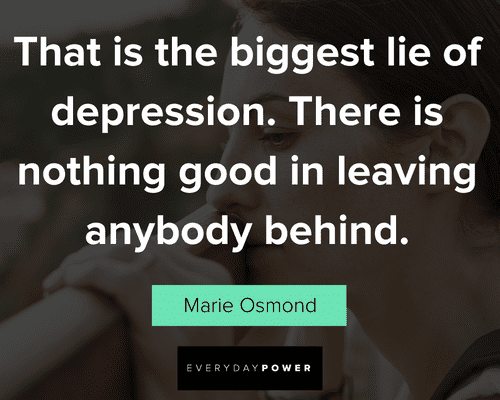 postpartum depression quotes that is the biggest lie of depression