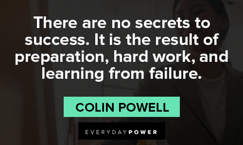 preparation quotes about There are no secrets to success