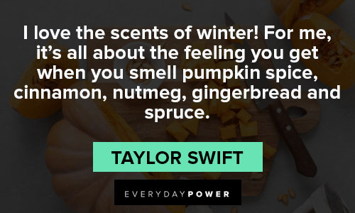 pumpkin quotes about I love the scents of winter