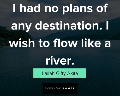 river quotes about plans of any destination