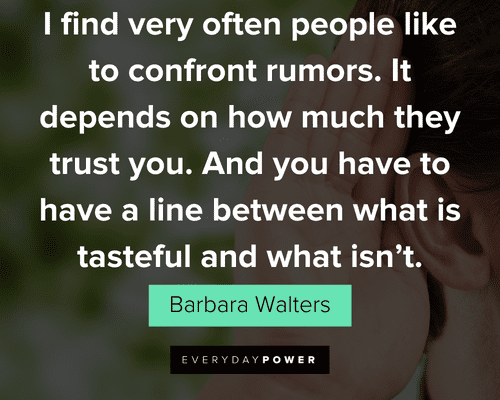 Shana Alexander Quote: “Rumor and gossip, like sound itself, appear to  travel by wave-effect, sheer