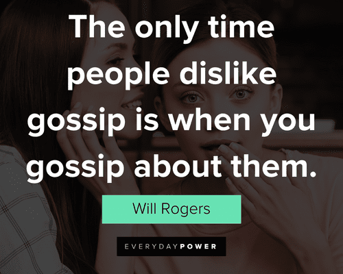 are you a gossip