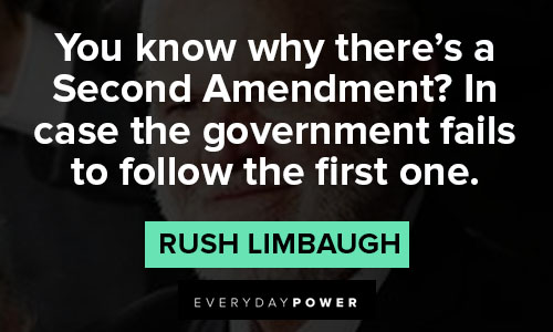 rush limbaugh quotes to follow the first one