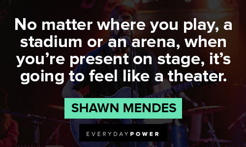 Shawn Mendes quotes on career