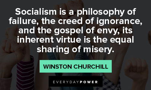 socialism quotes from Winston Churchill