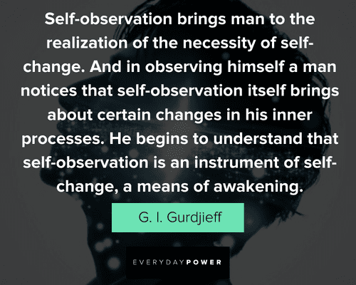 spiritual awakening quotes on self observation