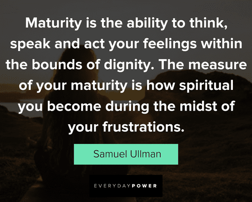 maturity spiritual awakening quotes
