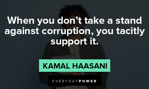 stand tall quotes about when you don't take a stand against corruption