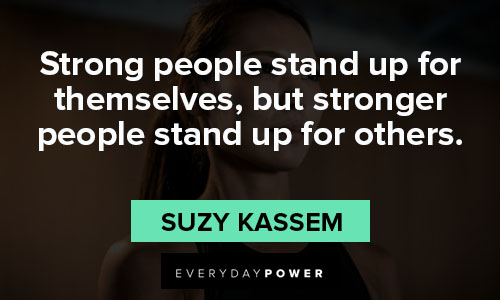 stand tall quotes about strong people stand up for themselves
