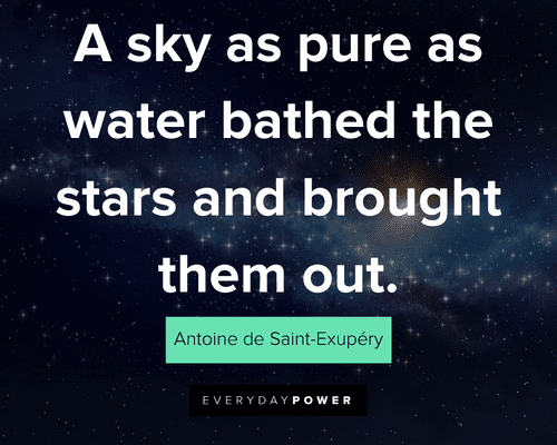 star quotes about sky as pure as water bathed the stars and brought them out