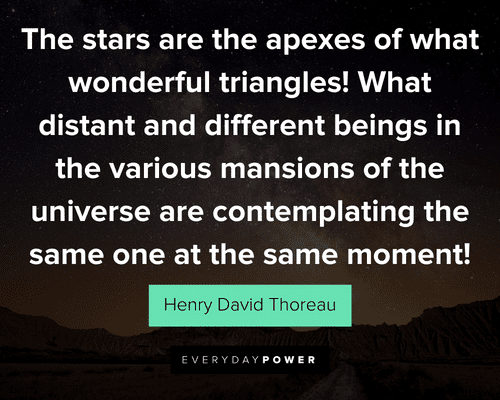 star quotes about the stars are the apexes of what wonderful triangles