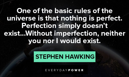 stephen hawking quotes about universe