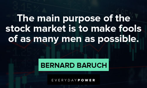 Stock Market Quotes about the main purpose of the stock market