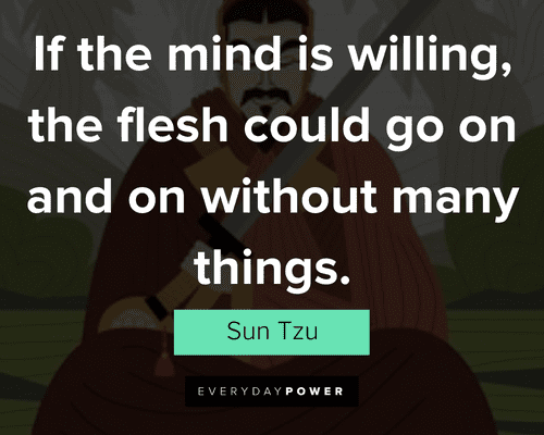 sun tzu quotes about the mind is willing