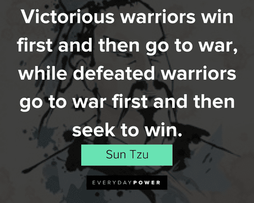 sun tzu quotes about Victorious warriors win first 