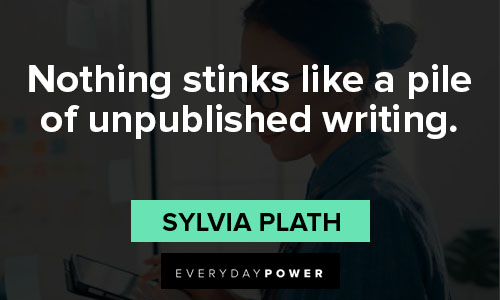 sylvia plath quotes writing