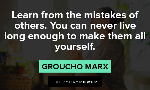 uplifting quotes about learn from the mistakes