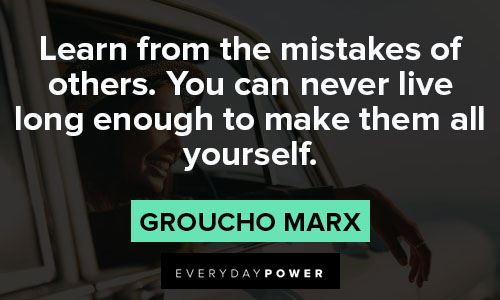 uplifting quotes about learn from the mistakes of others