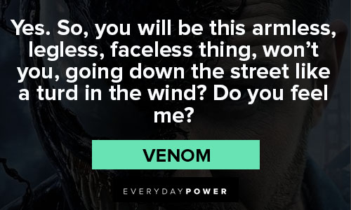 Some funny venom quotes