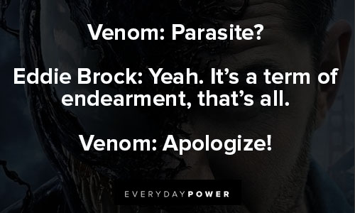 venom quotes about it's a term of endearment, that's all