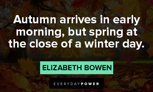 winter quotes about autumn season