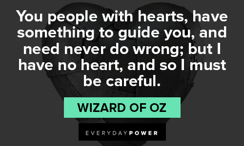 Wizard of Oz Quotes about something to guide you