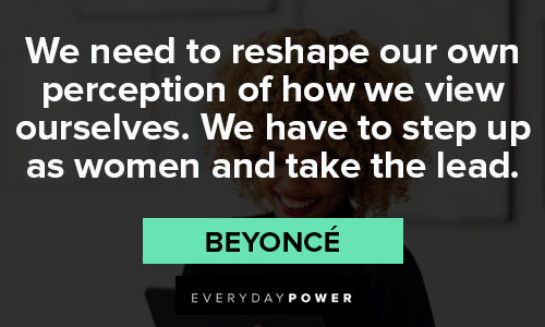 women empowerment quotes about own perception of how we view ourselves