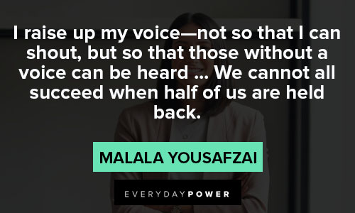 women empowerment quotes about raise up my voice