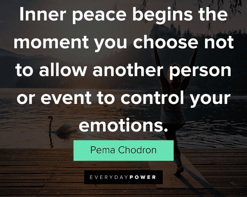 yoga quotes about inner peace begins the moment you choose not to allow another person
