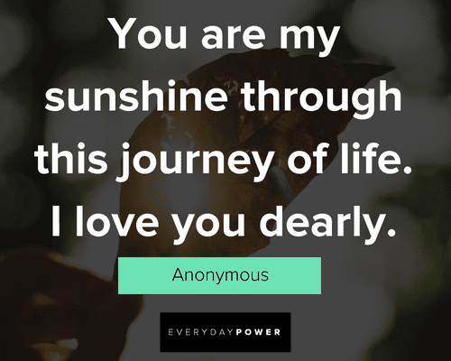 anonymous you are my sunshine quotes