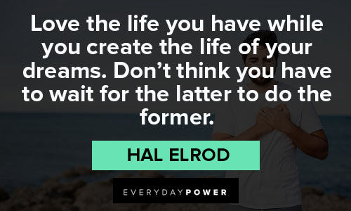 Hal Elrod Quotes about love