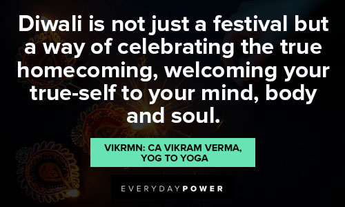 Diwali quotes on body and soul