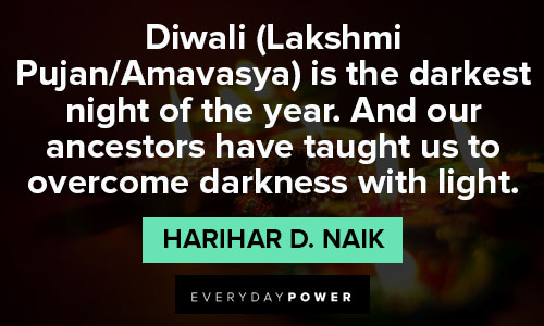 Diwali quotes about darkness and light