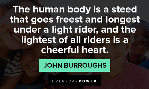 cheerful quotes from John Burroughs