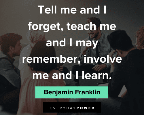 Benjamin Franklin quotes on education and learning