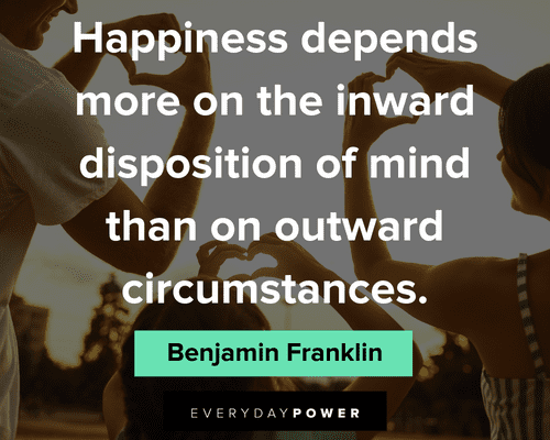Benjamin Franklin quotes about happiness