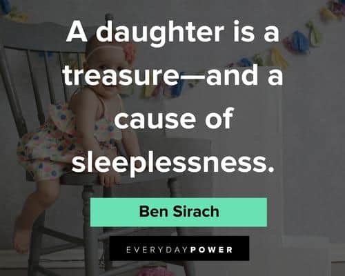 baby girl quotes about a daughter is a treasure