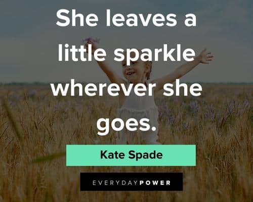 baby girl quotes on she leaves a little sparkle
