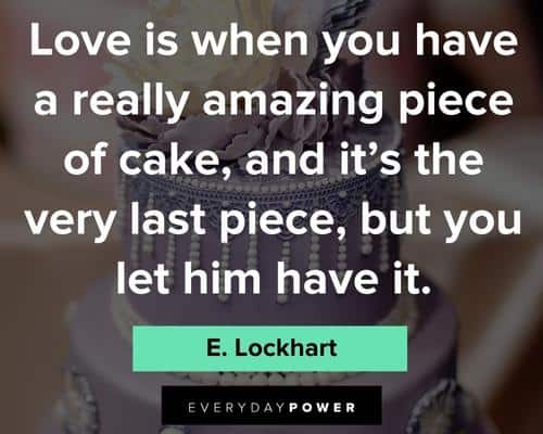 cake quotes about love 