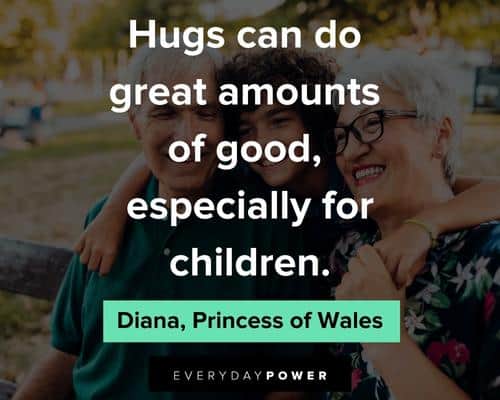 childhood quotes about hugs can do great amount of good, especially for children