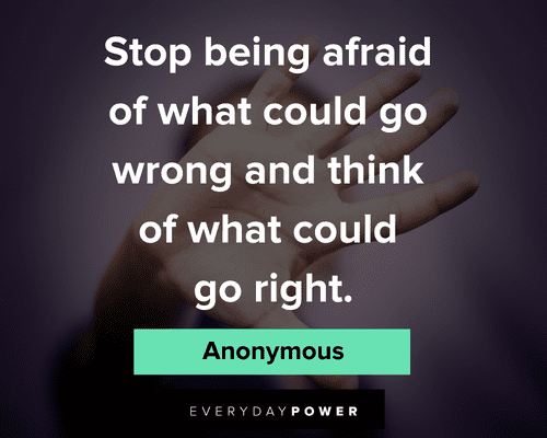 comfort zone quotes being afraid