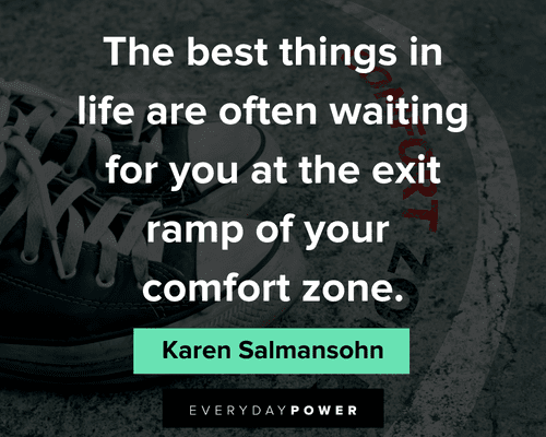 comfort zone quotes about the best things in life