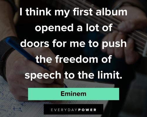 Freedom Eminem quotes